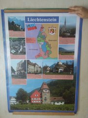 Плакат Люксембург Лихтенштейн